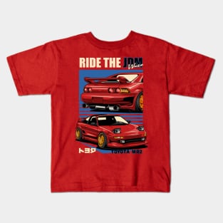 MR2 Ride The JDM Wave Kids T-Shirt